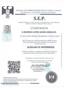 Constancia SEP